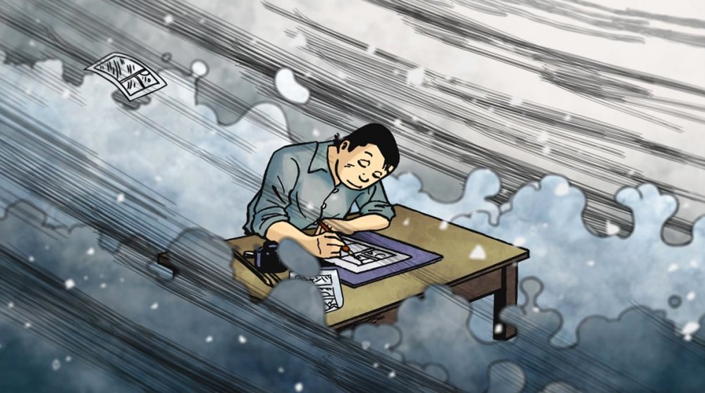 Tatsumi 2011 001 artist at desk 0